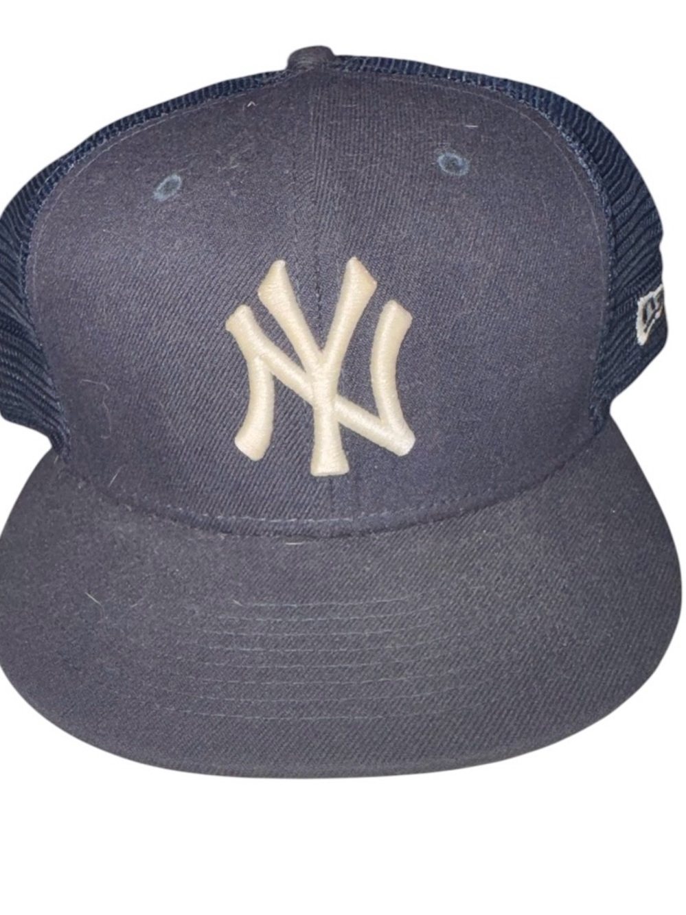 New Era Kids Navy Cap with Cream NY Logo